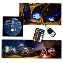 Load image into Gallery viewer, Confezione da 8 luci RGB per veicoli - Ozerty
