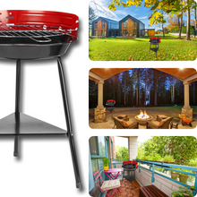 Load image into Gallery viewer, GRIGLIA A CARBONE BBQ ROTONDA PORTATILE - Ozerty
