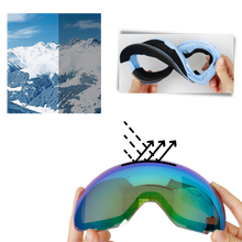 Load image into Gallery viewer, Occhiali da neve con pacchetto di lenti
