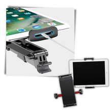 Load image into Gallery viewer, Supporto per tablet e telefono sul sedile posteriore dell'auto
