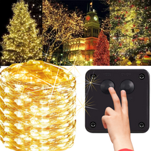 Load image into Gallery viewer, Luce di stringa solare a LED
