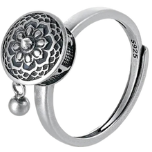 Load image into Gallery viewer, Anello con mantra buddista che gira per donne - Ozerty
