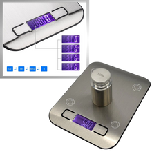Load image into Gallery viewer, Bilancia da cucina digitale LCD in acciaio inox - Ozerty
