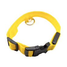 Load image into Gallery viewer, Collare per animali con luce LED ricaricabile USB
