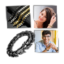 Load image into Gallery viewer, Bracciale regolabile Drago di Midgard - Ozerty
