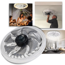 Load image into Gallery viewer, Ventilatore da soffitto estetico con luce e telecomando - Ozerty
