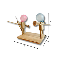 Load image into Gallery viewer, Gioco di scherma con palloncini divertenti di bambù - Ozerty
