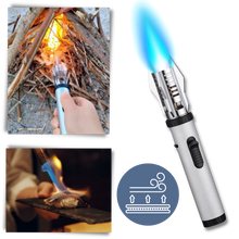 Load image into Gallery viewer, Accendino antivento a fiamma blu - Ozerty
