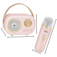Load image into Gallery viewer, Mini Karaoke Bluetooth a Doppio Microfono per Bambini - Ozerty
