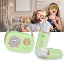 Load image into Gallery viewer, Mini Karaoke Bluetooth a Doppio Microfono per Bambini - Ozerty
