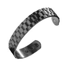 Load image into Gallery viewer, Bracciale magnetico terapeutico in rame -Nero - Ozerty
