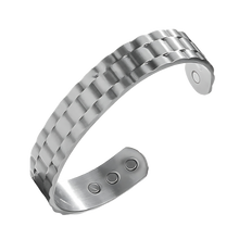 Load image into Gallery viewer, Bracciale magnetico terapeutico in rame -Argento - Ozerty
