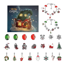 Load image into Gallery viewer, Calendario dell'Avvento 24 Giorni con Gioielli Fai-da-Te -Regali di Babbo Natale - Ozerty
