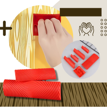 Load image into Gallery viewer, Strumento a doppia gomma per venatura del legno - Ozerty
