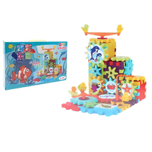 Load image into Gallery viewer, Blocchi da costruzione educativi a doppio funzionamento -Mondo sommerso - Ozerty
