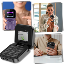 Load image into Gallery viewer, Telefono cellulare pieghevole Dual Sim piccolo  - Ozerty
