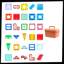 Load image into Gallery viewer, Blocchi da costruzione magnetici educativi - Ozerty
