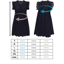 Load image into Gallery viewer, Abito elegante in broderie anglaise - Ozerty
