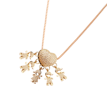 Load image into Gallery viewer, Elegante collana con charm per la mamma -1 Ragazza 4 Ragazzi - Ozerty
