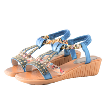 Load image into Gallery viewer, Eleganti sandali ortopedici Boho -Blu/EU35Blu/EU36Blu/EU37Blu/EU38Blu/EU39Blu/EU40Blu/EU41 - Ozerty
