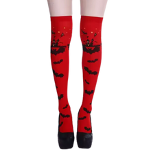 Load image into Gallery viewer, Calze Compressori con Design Festivi per Halloween -Puntura dei pipistrelli - Ozerty
