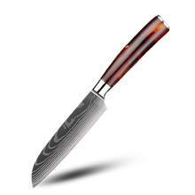 Load image into Gallery viewer, Coltelli giapponesi della serie Terra di fuoco -Coltello Nakiri 18 cm - Ozerty
