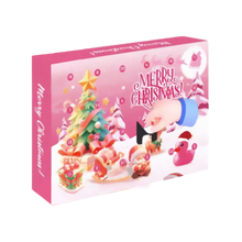 Load image into Gallery viewer, Calendario delle anatre dell'Avvento per Halloween e Natale -Anatre rosa di Natale - Ozerty
