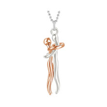 Load image into Gallery viewer, Collana per coppia Abbraccio d'Amore -Rosa - Ozerty
