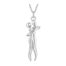 Load image into Gallery viewer, Collana per coppia Abbraccio d'Amore -Argento - Ozerty
