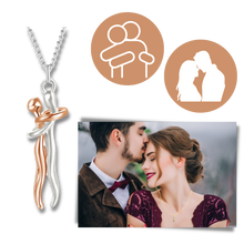 Load image into Gallery viewer, Collana per coppia Abbraccio d'Amore - Ozerty
