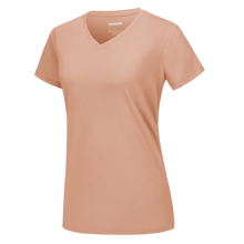 Load image into Gallery viewer, Maglia con scollo a V a raffreddamento istantaneo da donna -Albicocca - Ozerty
