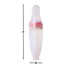 Load image into Gallery viewer, Biberon anti-perdita con cucchiaio in silicone - Ozerty
