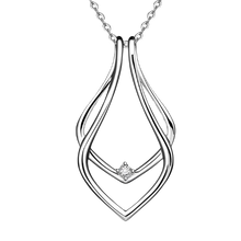 Load image into Gallery viewer, Ciondolo Porta Anelli Minimalista -Argento - Ozerty
