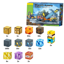 Load image into Gallery viewer, Blocchi magnetici educativi di Minecraft -330 PCS - Ozerty

