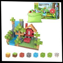 Load image into Gallery viewer, Blocchi magnetici educativi di Minecraft - Ozerty
