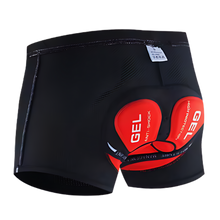 Load image into Gallery viewer, Pantaloncino da bici imbottito senza cuciture -Rosso/XSRosso/SRosso/MRosso/LRosso/XLRosso/2XLRosso/3XLRosso/4XL - Ozerty
