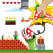 Load image into Gallery viewer, Morbide pantofole in peluche di Mario Pianta Piranha - Ozerty

