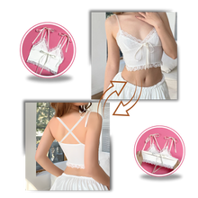 Load image into Gallery viewer, Morbido top in pizzo alla moda - Ozerty
