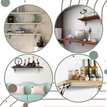 Load image into Gallery viewer, Eleganti staffe pieghevoli a muro per ripiani - Ozerty
