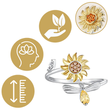 Load image into Gallery viewer, Anello Girasole rotante - Ozerty
