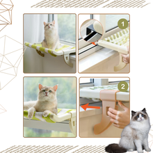 Load image into Gallery viewer, Amaca da Finestra per Gatti Installazione senza Attrezzi - Ozerty
