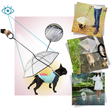 Load image into Gallery viewer, Guinzaglio a Ombrello Trasparente per Cani - Ozerty
