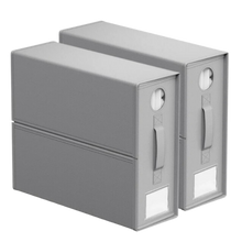 Load image into Gallery viewer, Organizzatore a Cubo con Apertura Trasparente -Grigio - Ozerty
