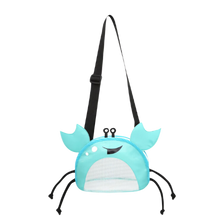 Load image into Gallery viewer, Borsa da spiaggia impermeabile per bambini a forma di granchio -Blu - Ozerty
