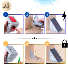 Load image into Gallery viewer, Luci solari impermeabili per gradini - Ozerty
